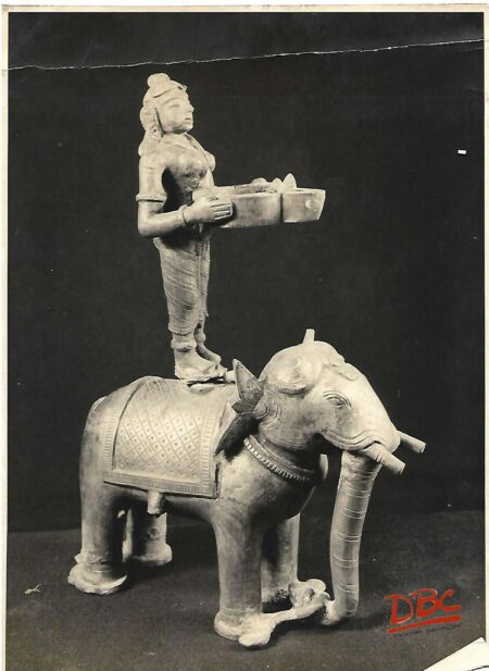 Brass Elephant Lamp