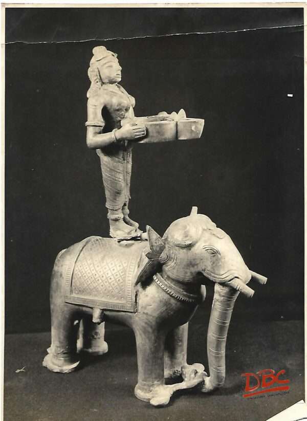 Brass Elephant Lamp
