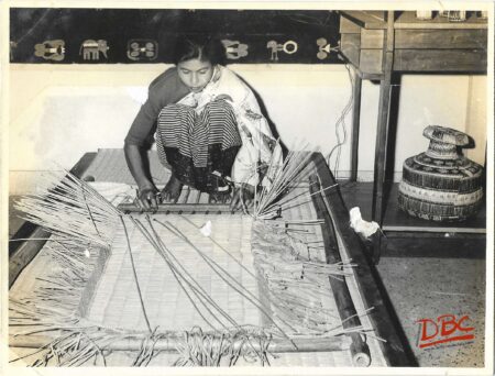 Smt. Jhangam Bhanu (35 years) Weaving Mat