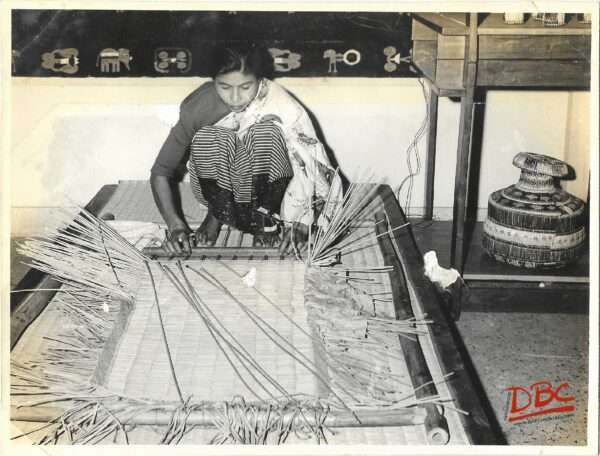 Smt. Jhangam Bhanu (35 years) Weaving Mat