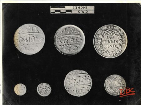 Indian Museum, Calcutta : Coins of Frensh East India Co. & British East India C