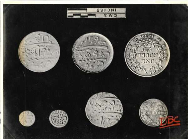 Indian Museum, Calcutta : Coins of Frensh East India Co. & British East India C