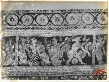 kalam kari print long