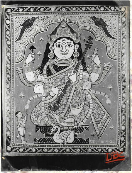Painting saraswati Mata