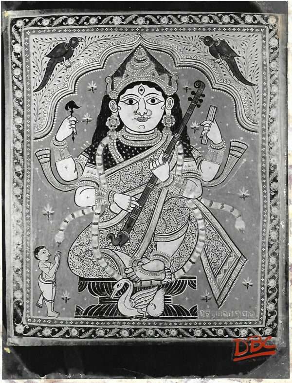 Painting saraswati Mata