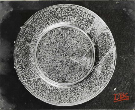 Plate small inlaid