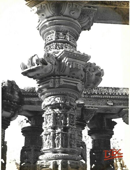 Kiradu (Rajasthan) Shiv Temple.  Pillar's Decoration