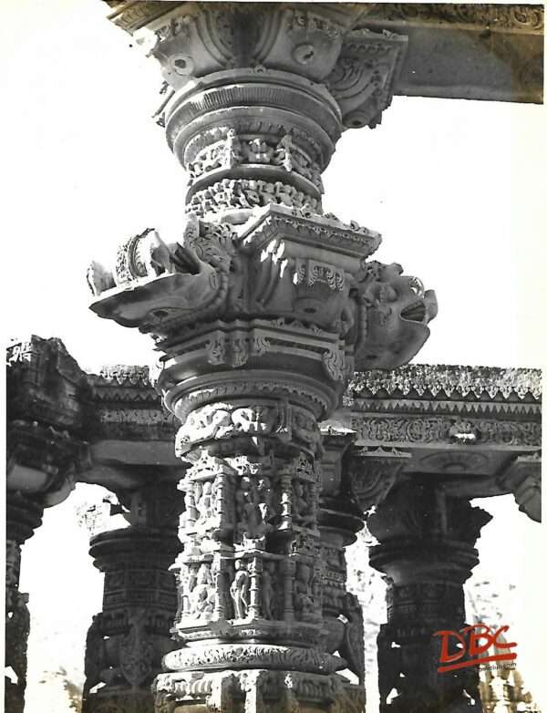 Kiradu (Rajasthan) Shiv Temple.  Pillar's Decoration