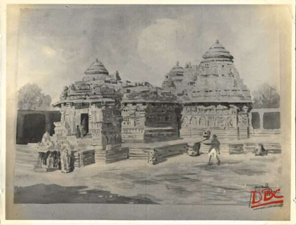 PAINTING OF A TEMPLE