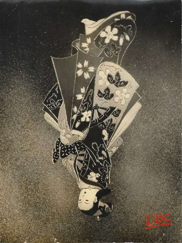 A WOMAN JAPANESE PAINTING