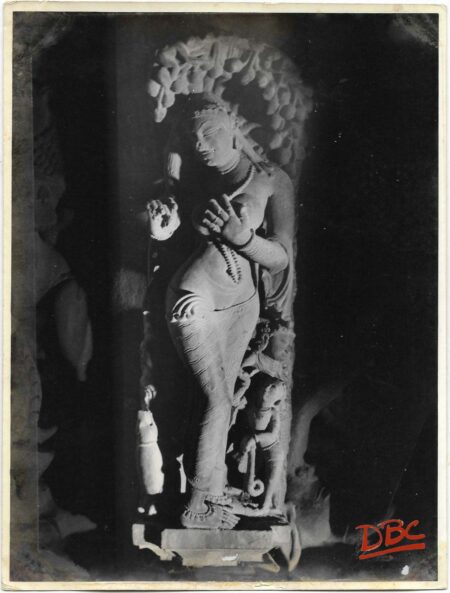 Khajuraho : A Bracket Female Fig.