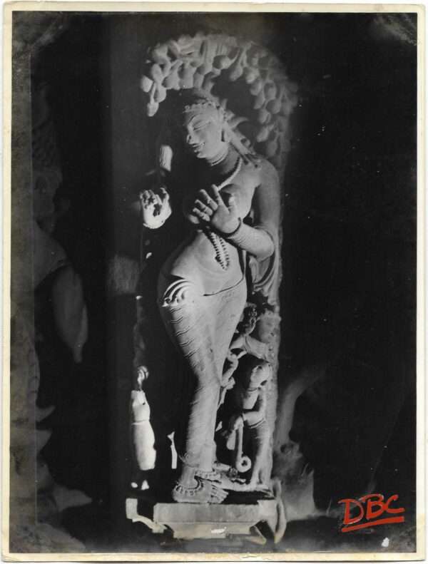 Khajuraho : A Bracket Female Fig.