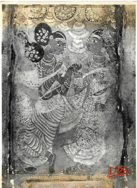 Lepakashi Veerabhadra temple Painting on the ceiling of Augasta cave