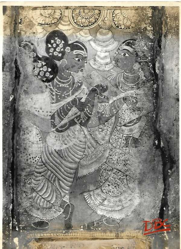 Lepakashi Veerabhadra temple Painting on the ceiling of Augasta cave