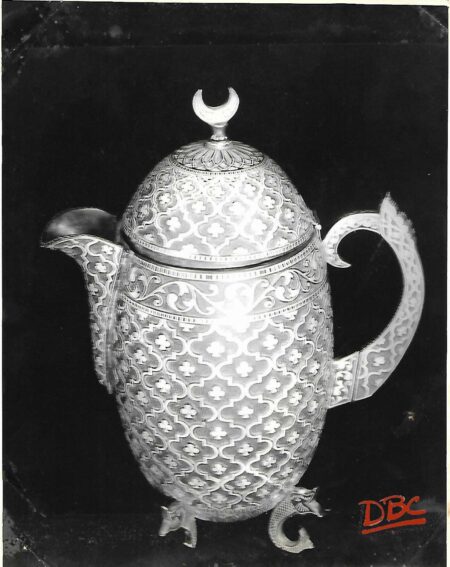 Jug: Bidri work