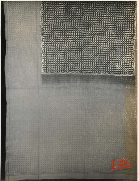 Violet coloured  Khdi sari