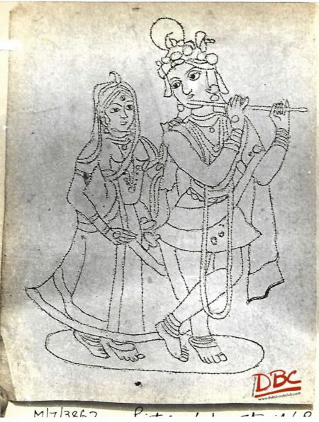 Rajasthan painting stencils                Radha Krishna