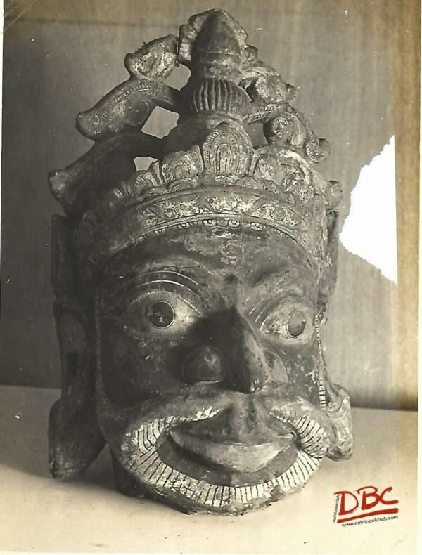 Orissa Gambbira mask wood painted