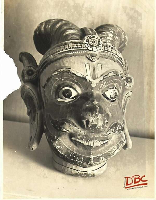 Orissa Hannuman mask wood painted