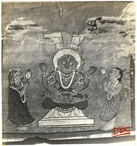 Rajasthan Paper painting  Narasima avatara