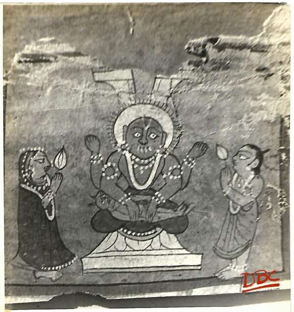 Rajasthan Paper painting  Narasima avatara