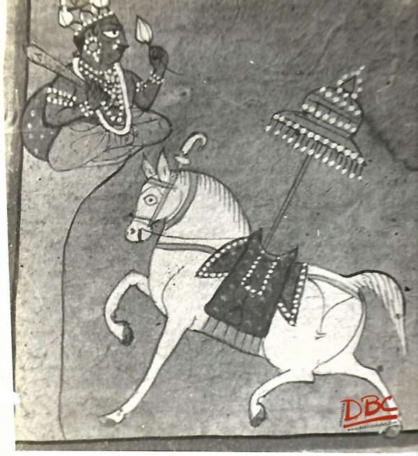 Rajasthan Paper painting ashwamegh horse  अश्वमेध घोड़ा
