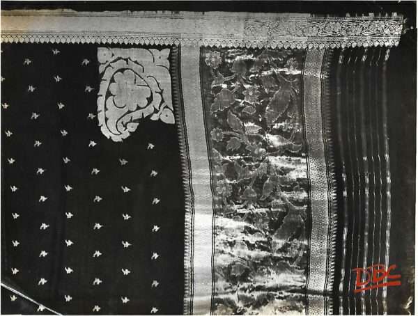 Black Silk Sari