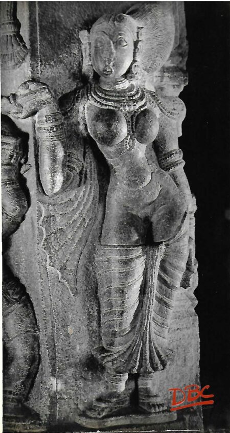 Lepakshi- veeradhadra temple an Image of Rishi Patni From Natyamandapa