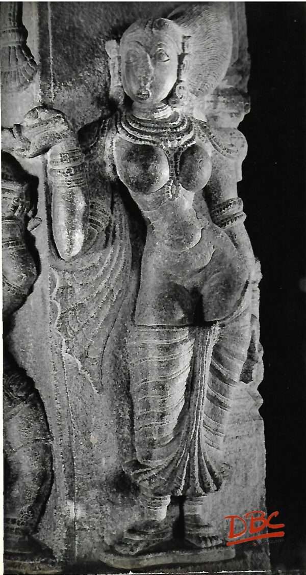 Lepakshi- veeradhadra temple an Image of Rishi Patni From Natyamandapa