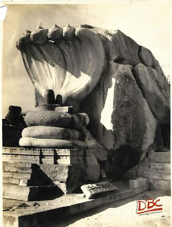 Lepakshi- Veeradhadra Temple side of The Serpent Hood Hill Huiga