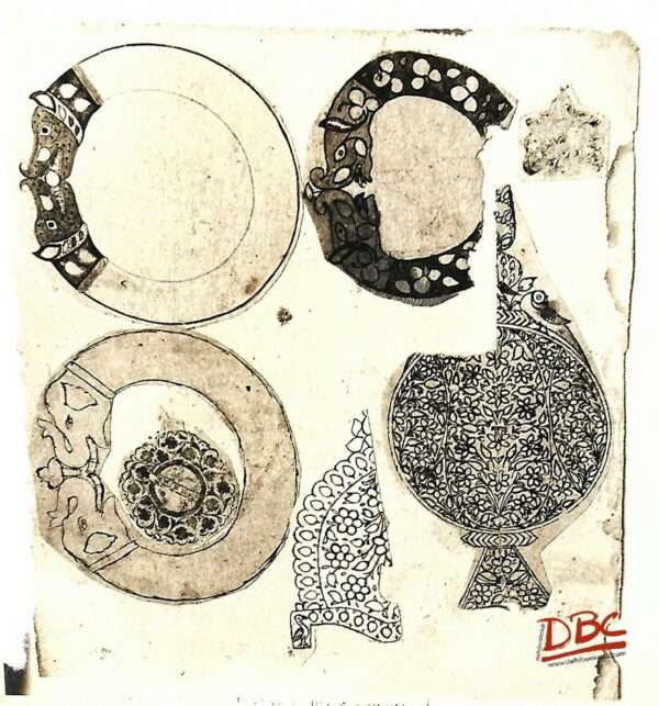 Rajasthan  paper design for ornaments  and ornamention