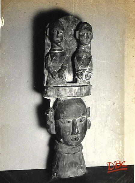 Tribal Head and Couple Wood
