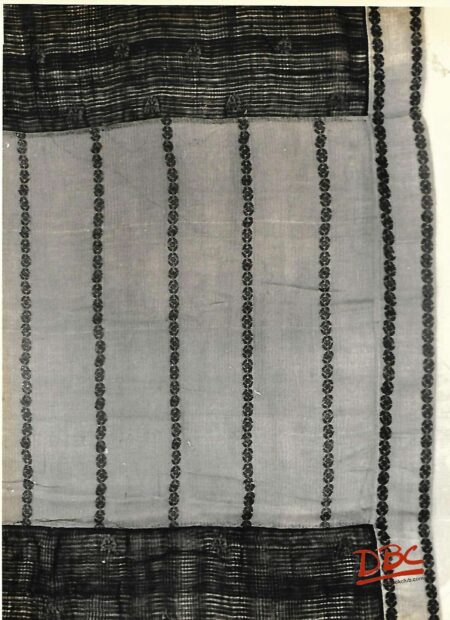 Black Net Sari