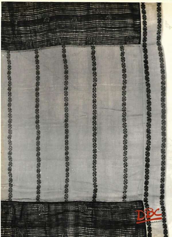 Black Net Sari