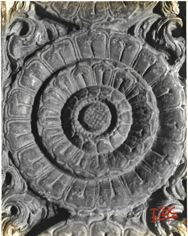 Siva Temple Door Jamb Detail Lotus