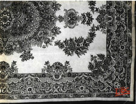 chain stitch wool rug