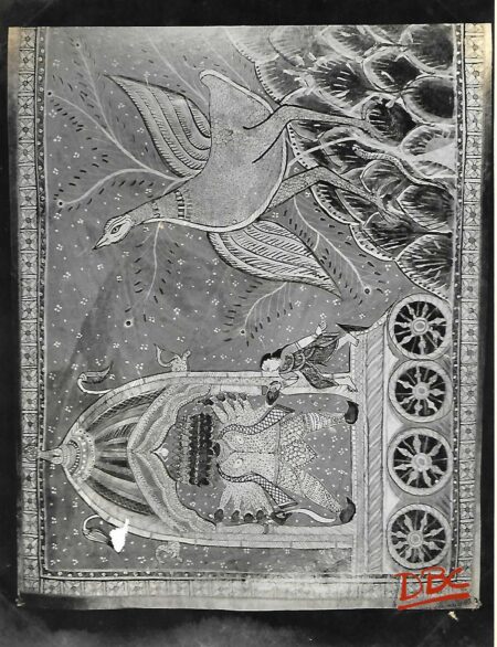 Painting Jatayu Fighting With Ravana