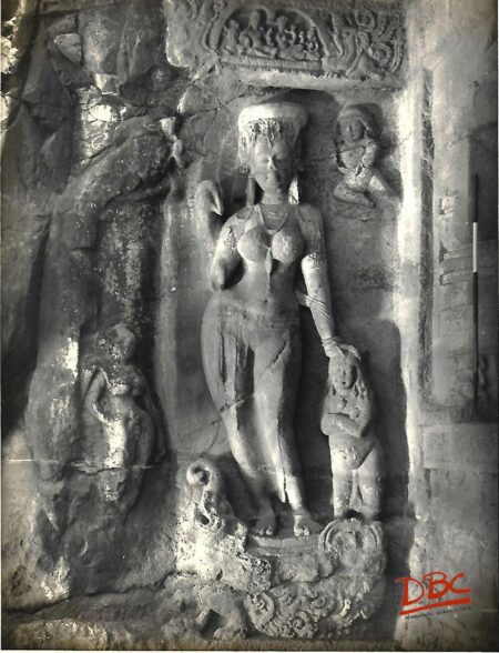 Elloro cave no. 21 Image of Ganga