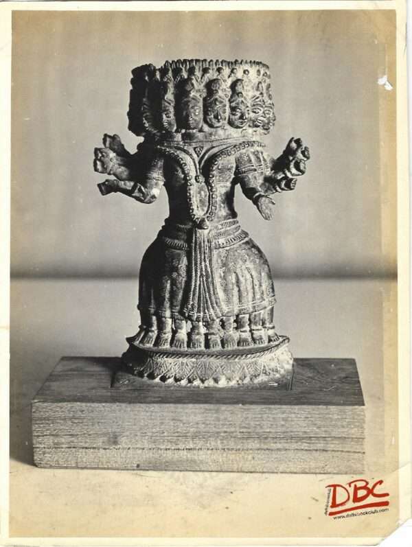 standing ravana on a rectanguler padestal