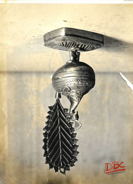 caske in the shape of a peacock (brass)
