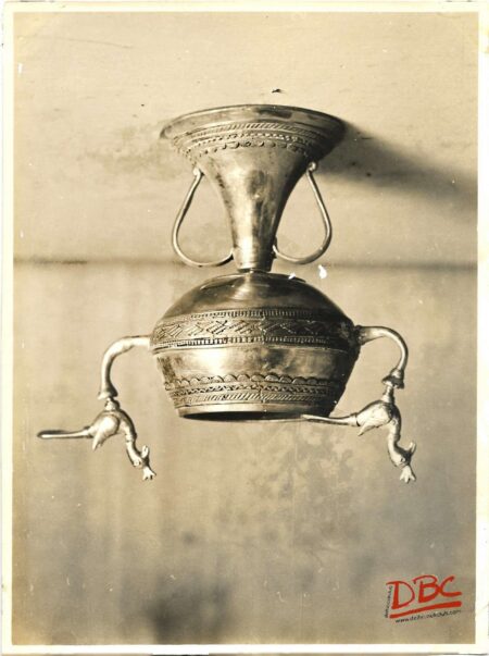 round flower vase(brass)