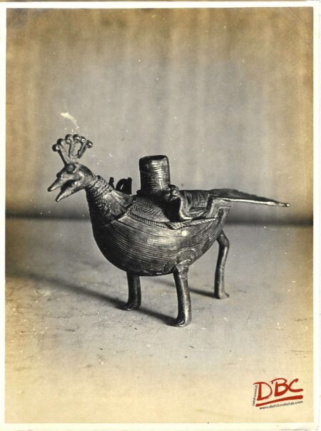 Lamp in the Shape of a Peaocock(Brass)