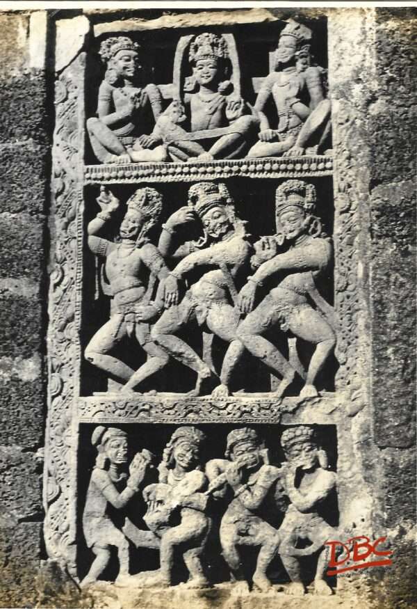 bhabaneshwan parassameshwar temple a panel of dancing figures