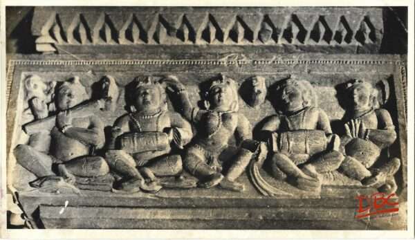 khajuraho : Lakshman Temple - A Panel of Musicians
