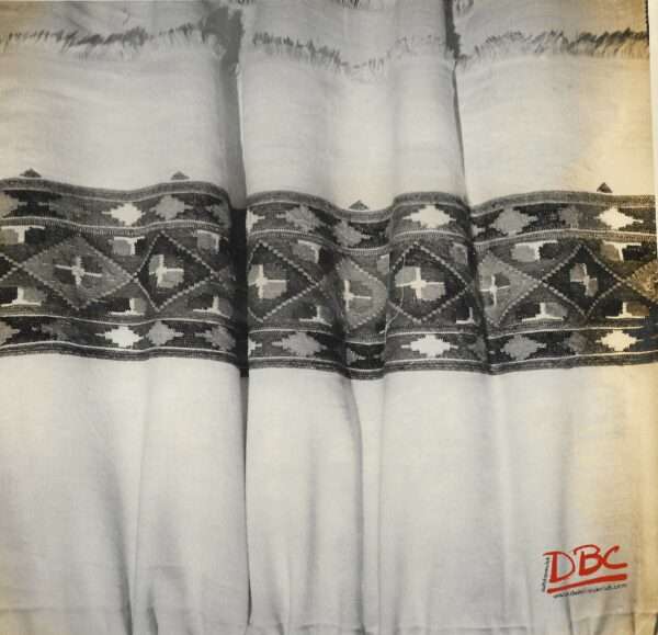 WHITE KULA SHAWL