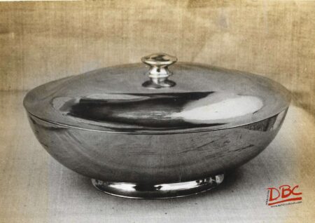 SILVER BOWL WITH LID FROM HYDERABAD