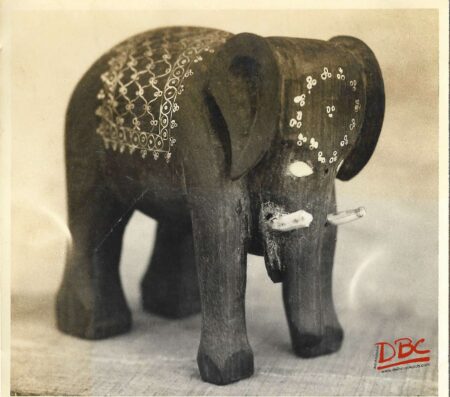 WOODEN ELEPHANT FROM HYDERABAD