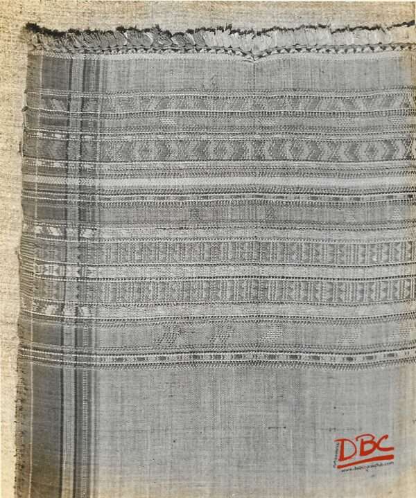 a textile piece with geometrical designs or the pallay