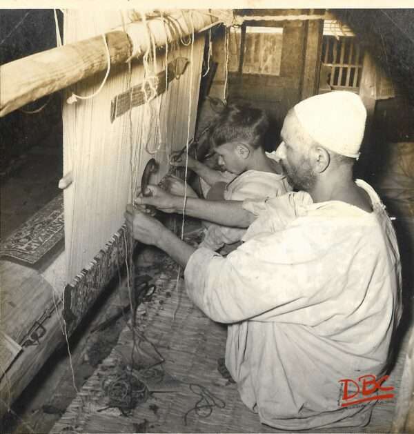 carpet making from kashmir