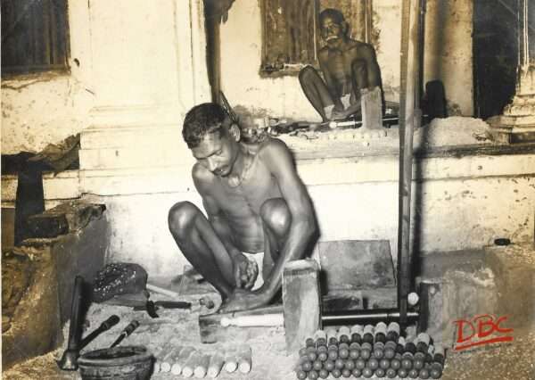 a craftsman working with his tools
